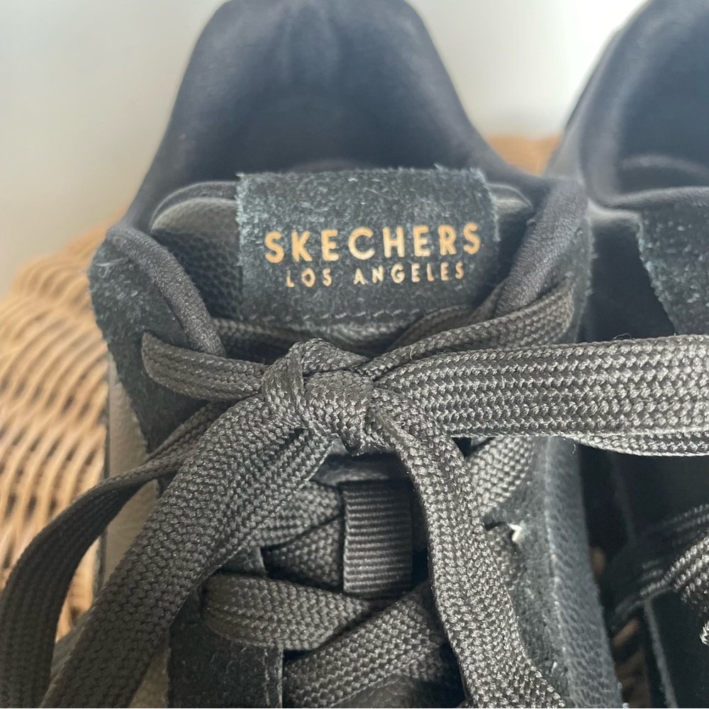 Skechers Uno-Solid Air Black Men tennis shoes size 9 - Picture 7 of 13